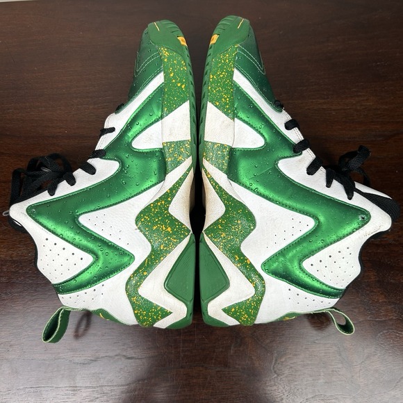 VTG Reebok Hurrikaze II Men's Size 8 US Shawn Kemp Shoes "Make it Rain" Sonics - Picture 10 of 14
